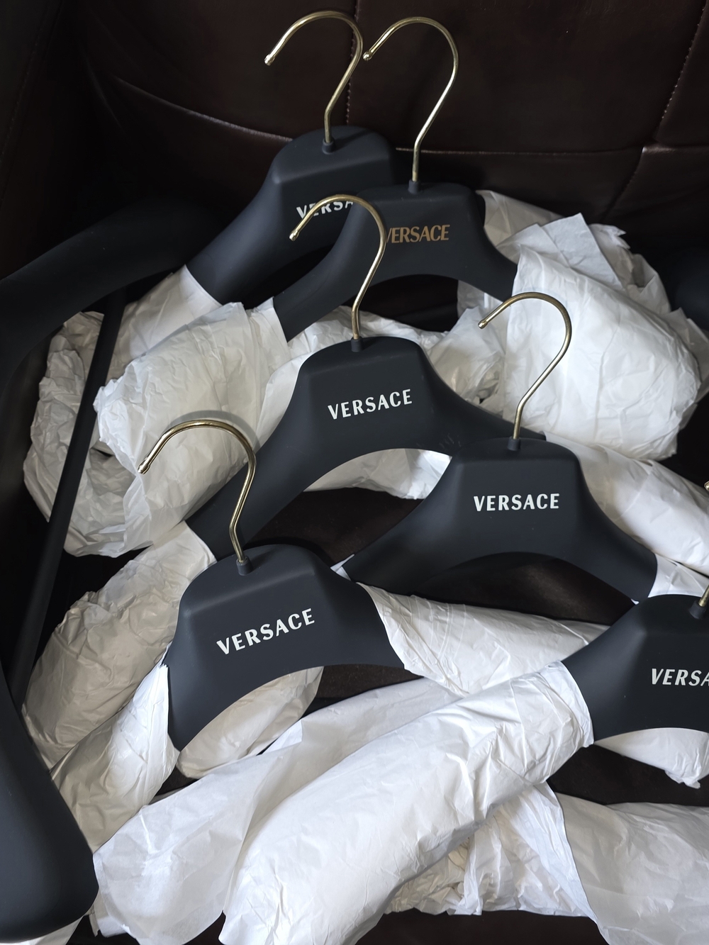 Authentic Versace Hanger Bundle — 19 Hangers / Assorted Sizes